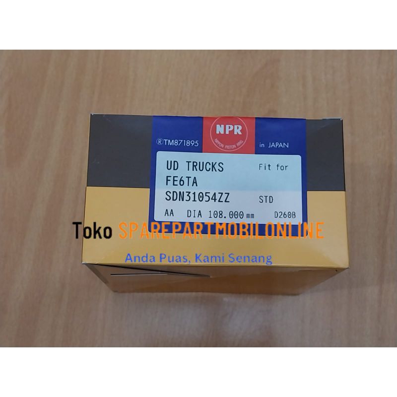 Ring set piston seher fe6t nissan euro 2 pk215 12040-z5603