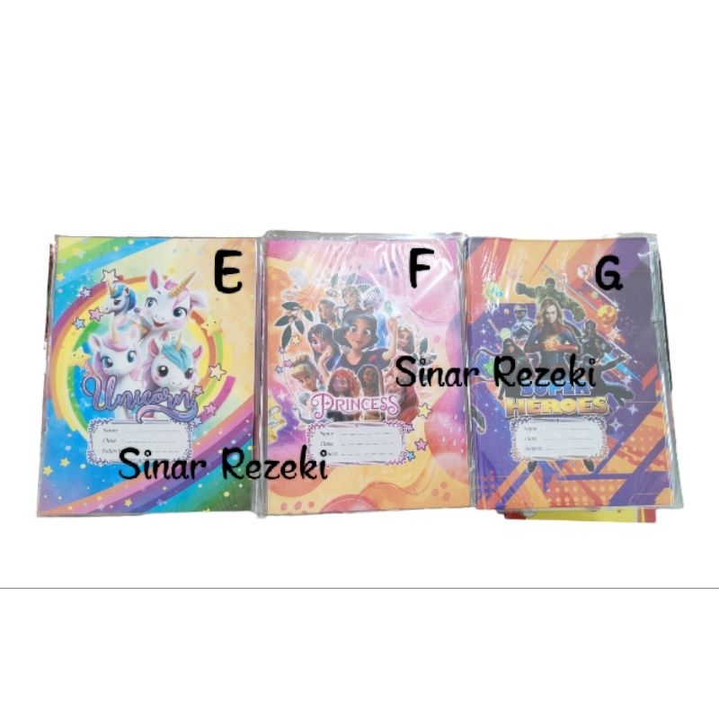 

20 lembar!! LWC! Sampul buku karakter fancy/sampul buku tulis lucu/sampul buku tulis/sampul murah lucu