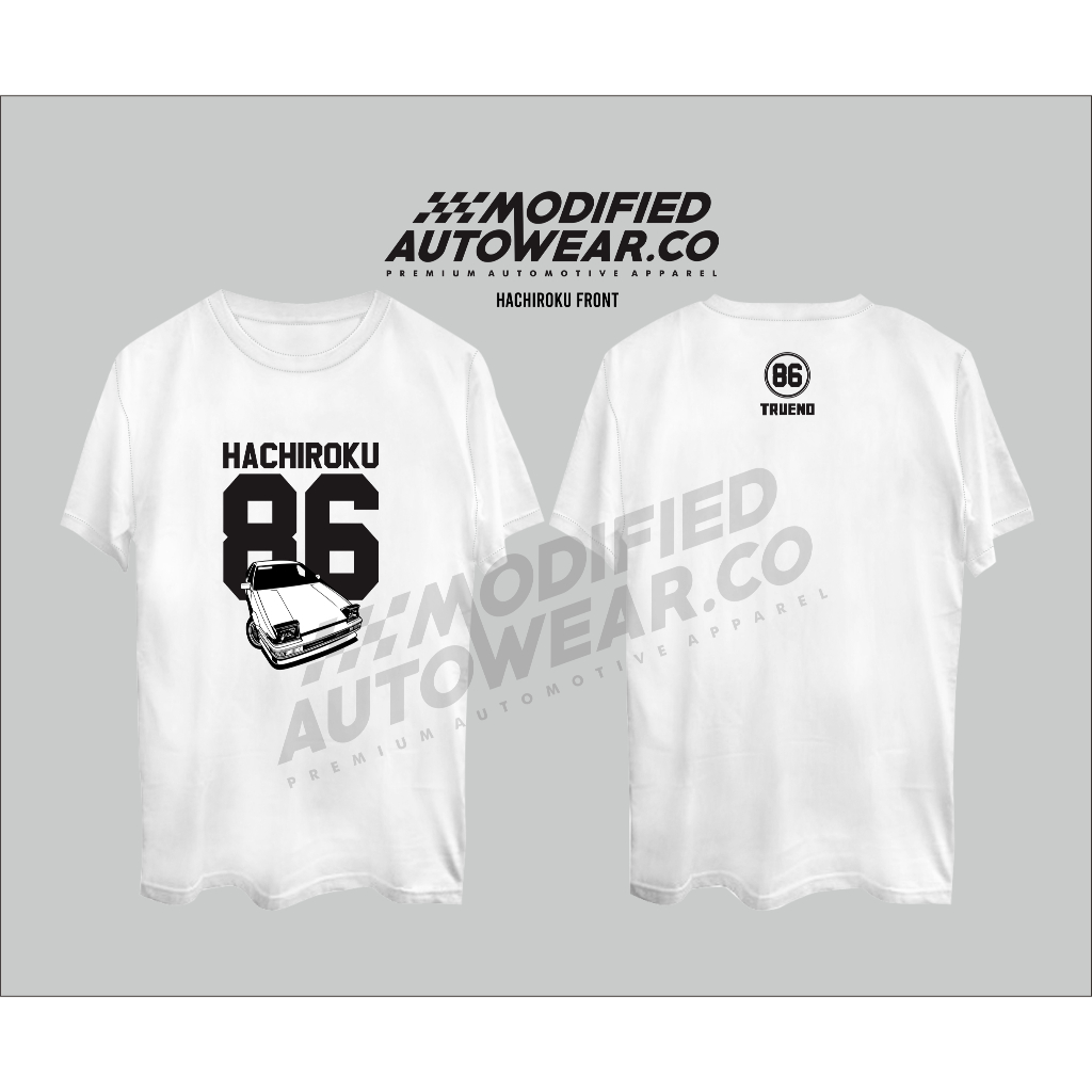 kaos corolla hachirocku AE86 modified autowear premium kaos lengan panjang hoodie AE86