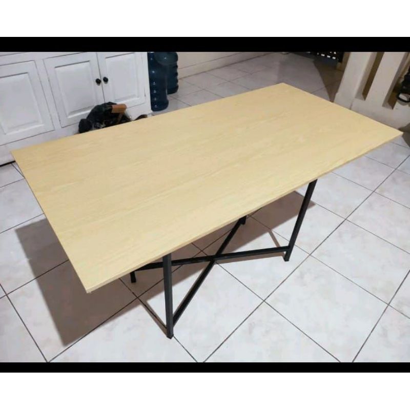 meja lipat ukuran 150x100x75