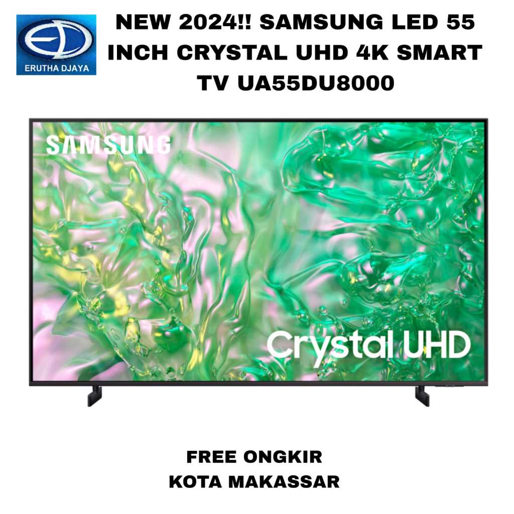 SAMSUNG LED 55 INCH CRYSTAL UHD 4K SMART TV 55DU8000