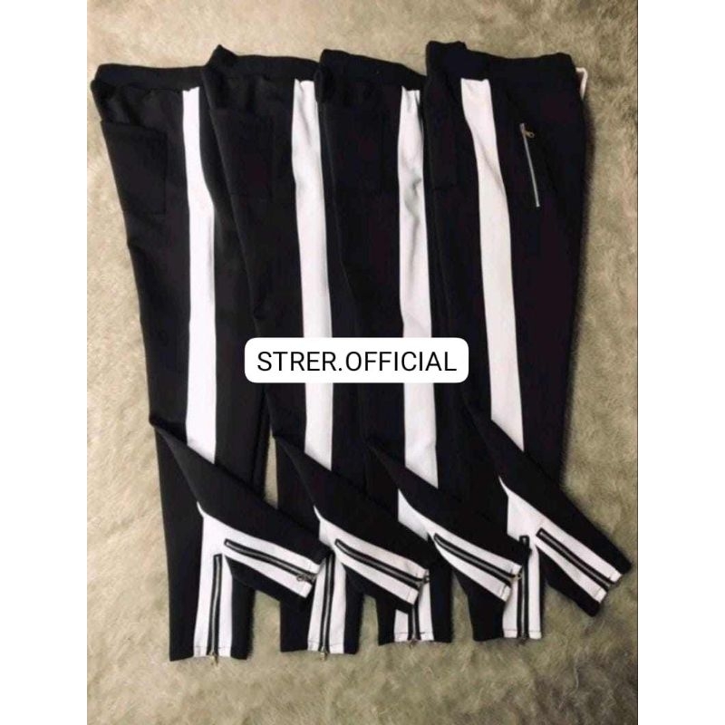 CELANA STARBOY - Strip putih ketat