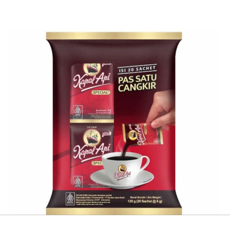 

kapal api bubuk 6gr x 20 sachet