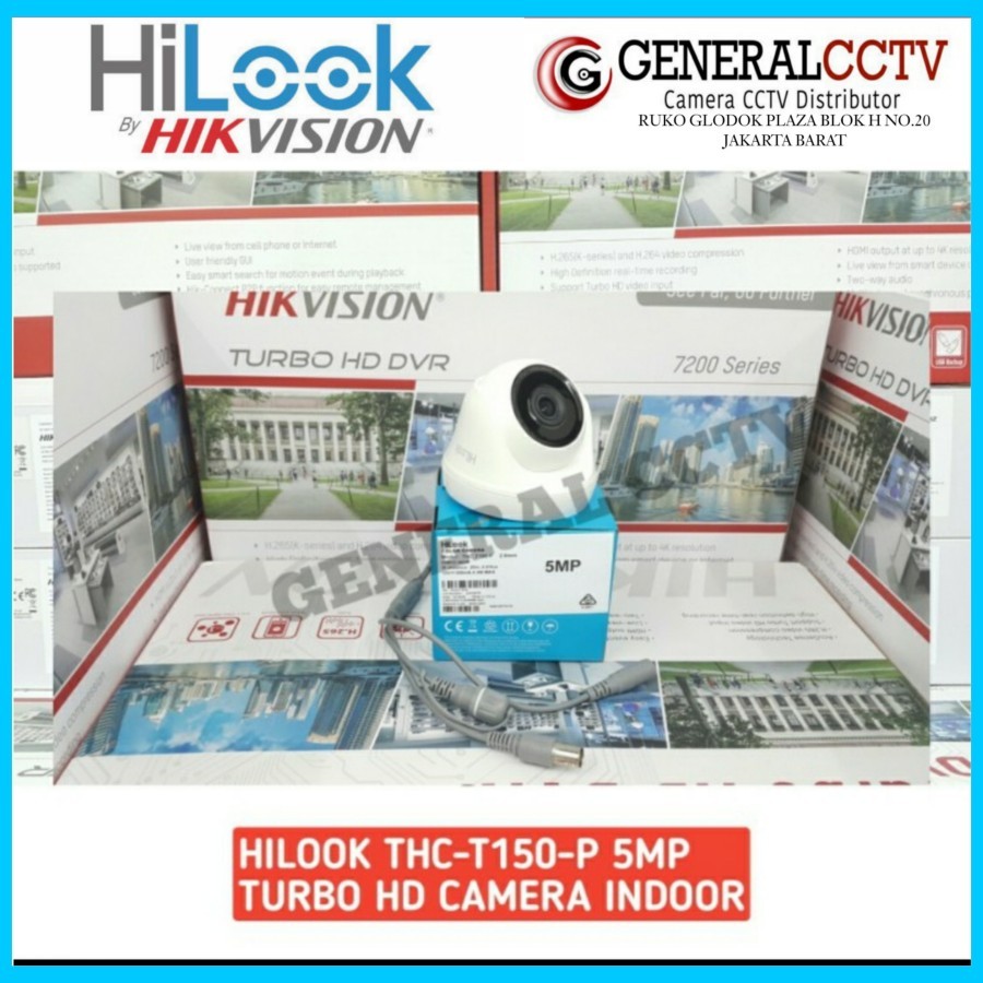 PAKET CCTV 8 CAMERA HILOOK 5MP 8 CHANNEL KOMPLIT TINGGAL PASANG