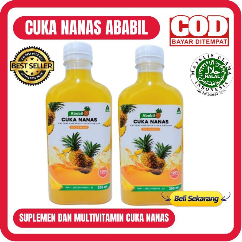 

CUKA NANAS ABABIL 300 ML - CUKA NANAS MURNI CUKA NANAS UNTUK DIABETES CUKA NANAS WITH MOTHER OBAT DIABETES AMPUH