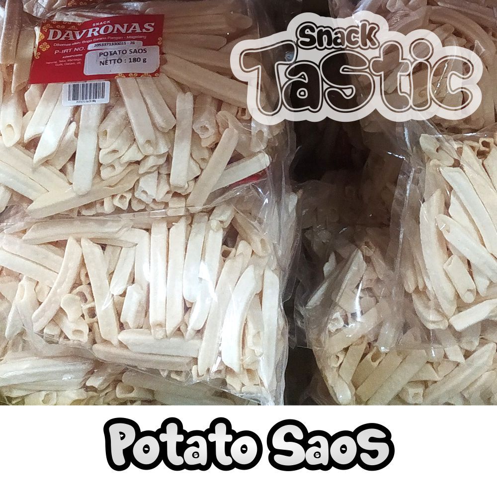 

POTATO SAOS DAVRONAS 180GR / camilan Dan oleh-oleh khas Magelang, Jogja, purworejo, wonosobo