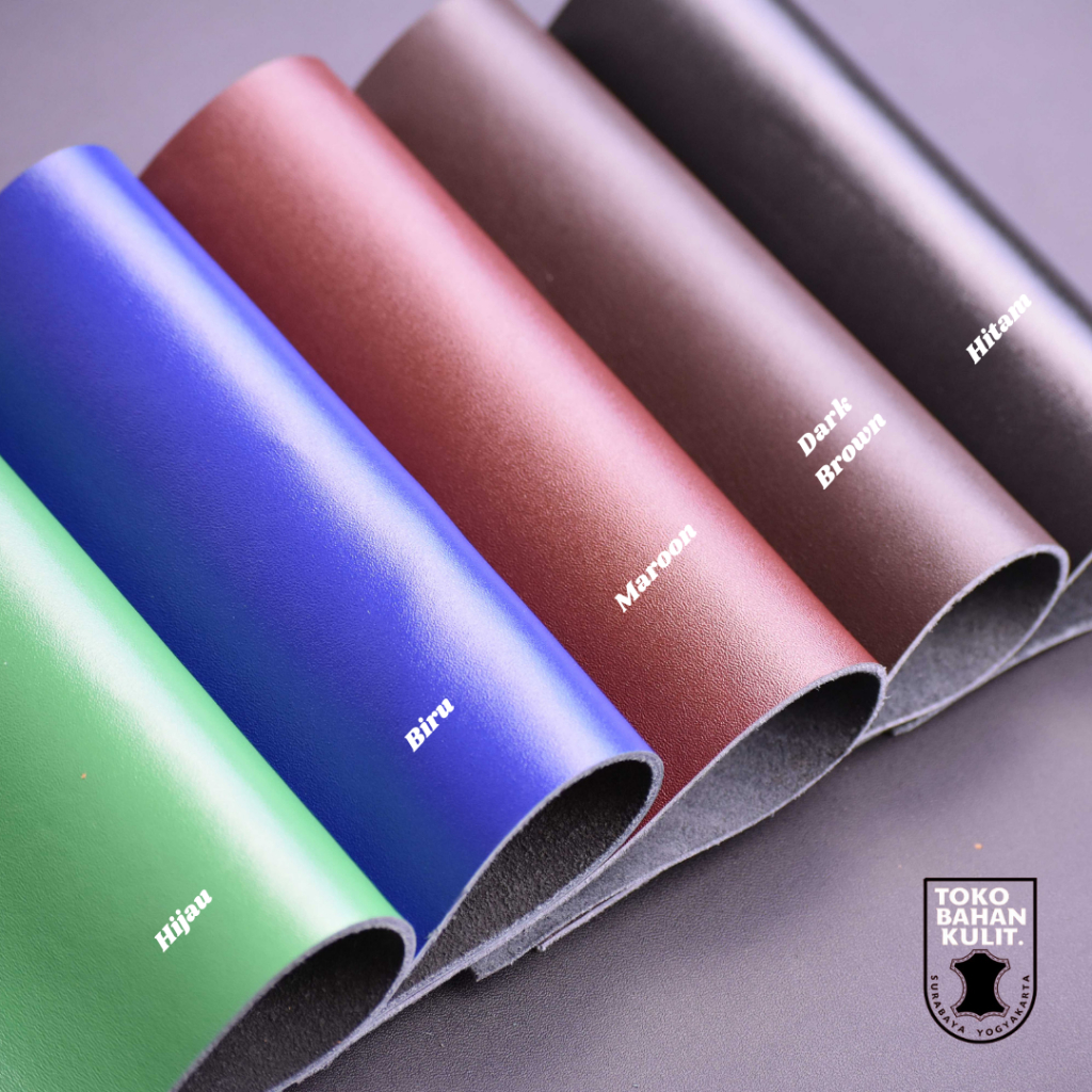Kulit sapi lembaran full grain ukuran A3 & A4 LEATHER SHEET