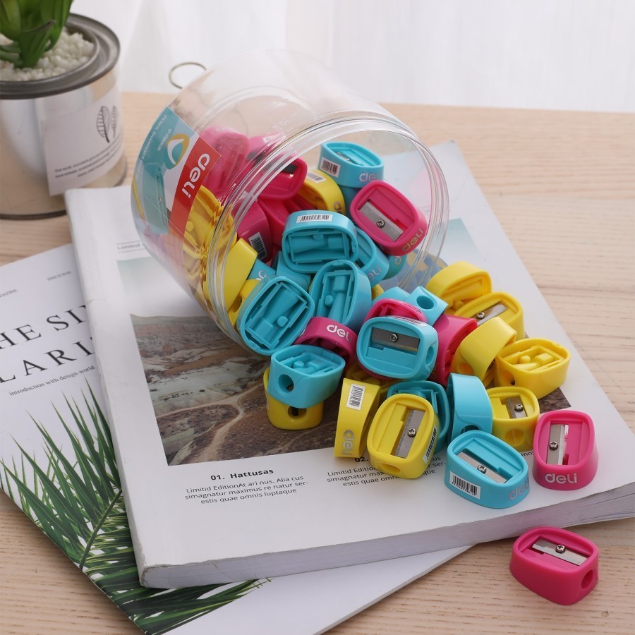 

Rautan Deli R008-03 Warna Warni/ Pencil Sharpener Deli