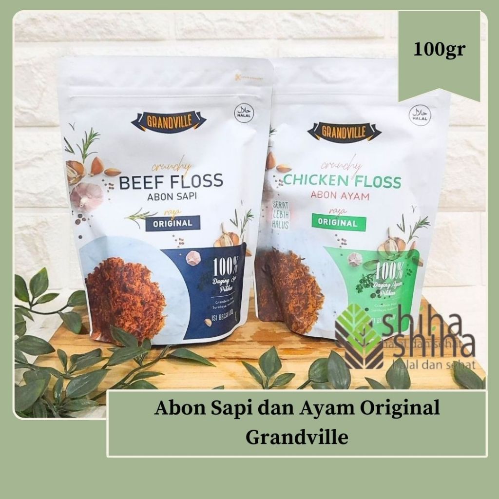 

ABON CIPUNG / PREMIUM ABON CRUNCHY GRANDVILLE Abon MPASI non MSG | Warung Shiha