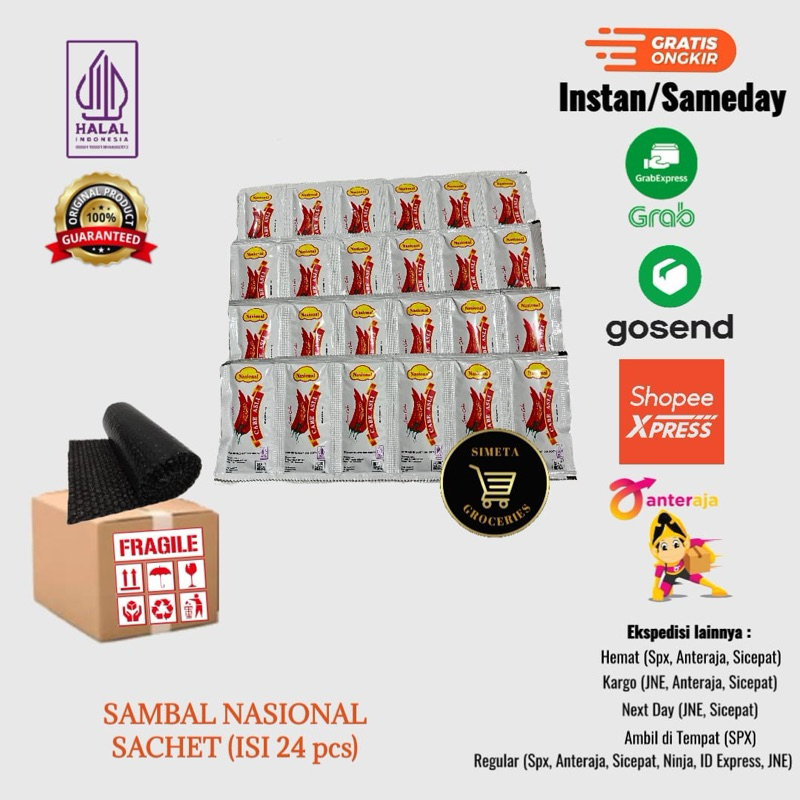 

Sambal Nasional Sachet 1 Pack (24pcs)