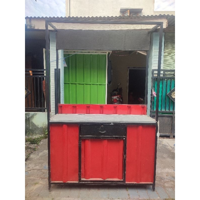stand booth semi kontainer / gerobak jualan / booth kontainer