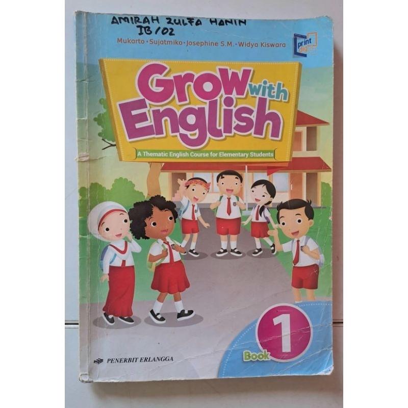 

Buku Erlangga Grow with English kelas 1-5
