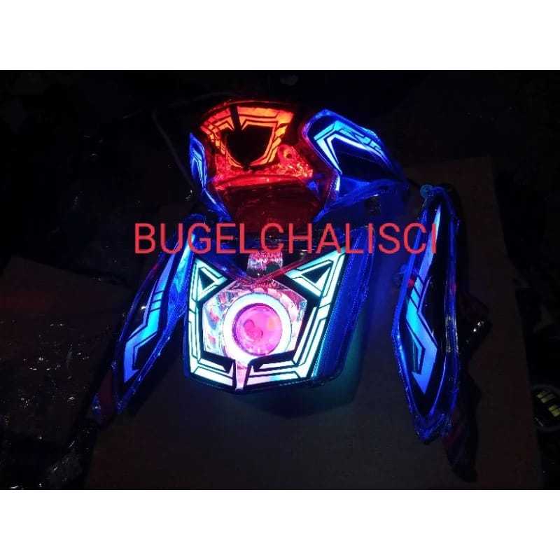 Paket Hemat Lampu depan Belakang Beat fi Custom| Beat fi Lazy | Beat fi 2013-2015 | Beat Fi Lazy Run