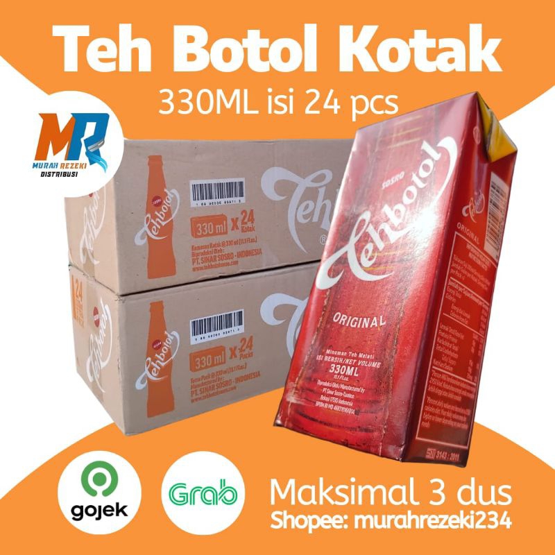 

Teh Botol Kotak 330ml isi 24 pcs