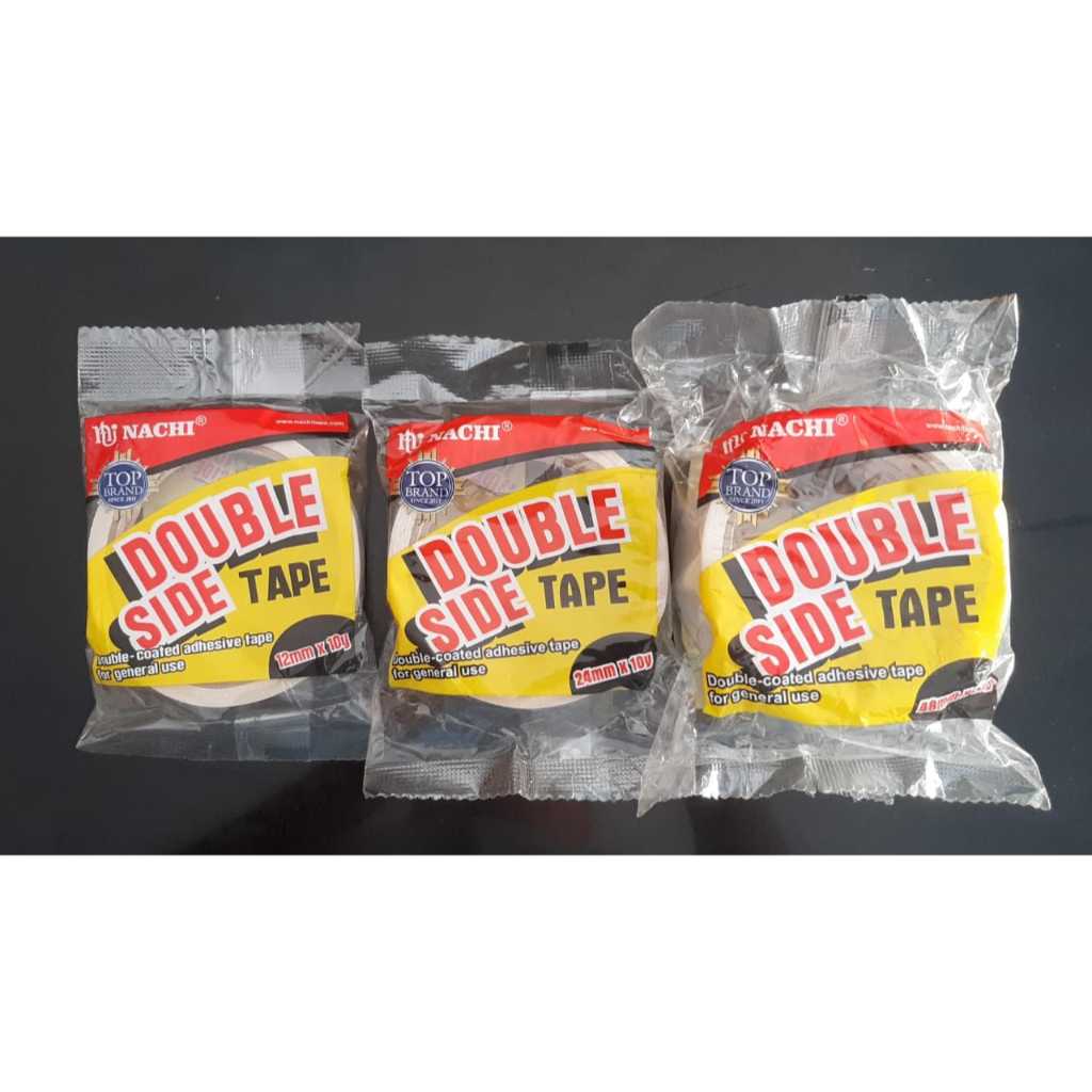 Double Tape Nachi Double Tape Kertas Isolasi Bolak Balik Selotip Perekat