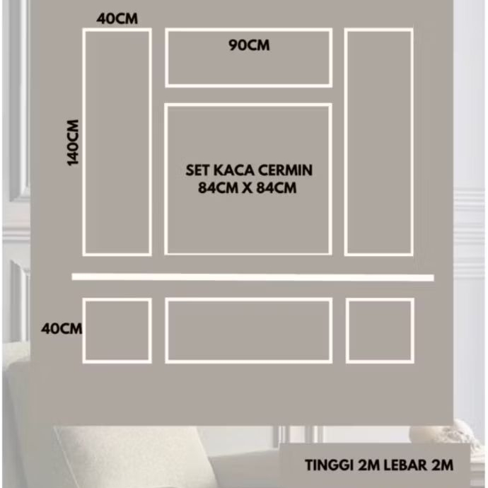 List PVC moulding 1set (bukan gypsum) List Anti Rayap List Anti Lembab list molding dinding molding 