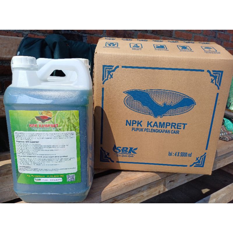NPK cair Kampret 5lt 1 box isi 4