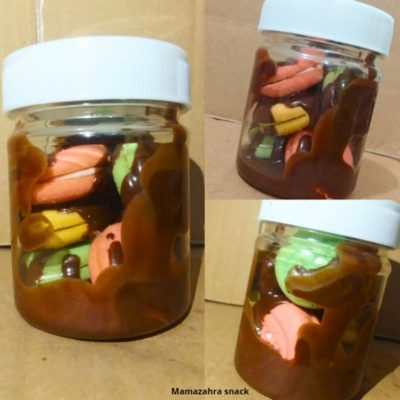 

Macaron crispy lumer coklat jar