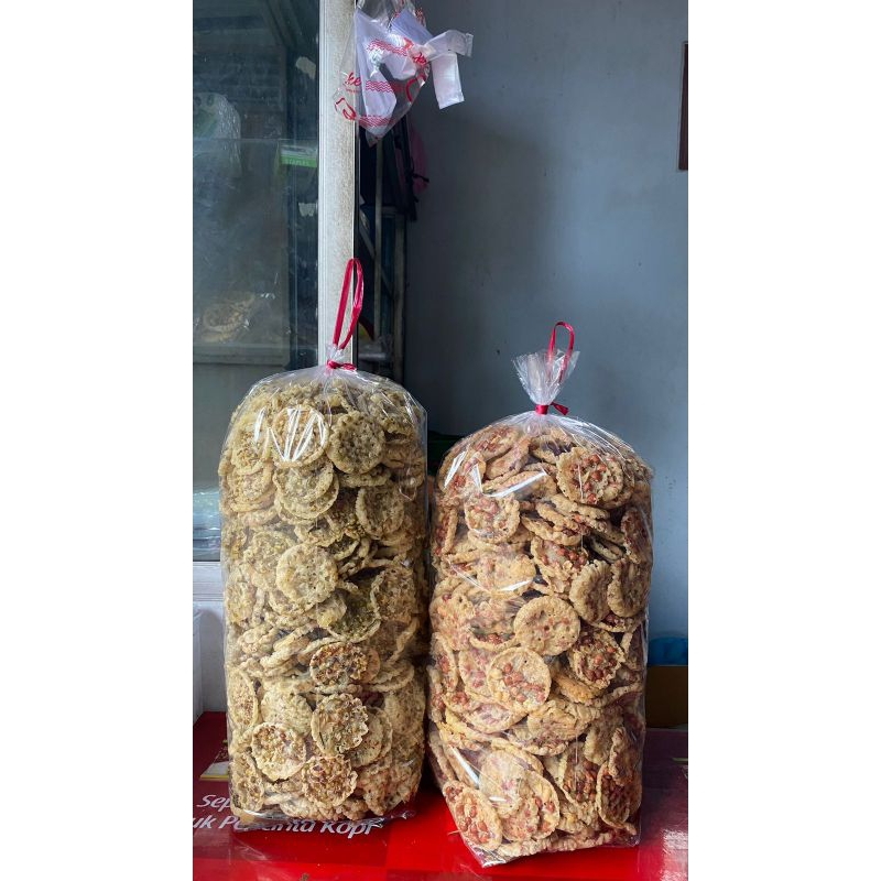 

PEYEK KACANG 3KG KACANG TANAH/KACANG HIJAU/KEDELAI/UDANG EBI PREMIUM RENYAH GURIH