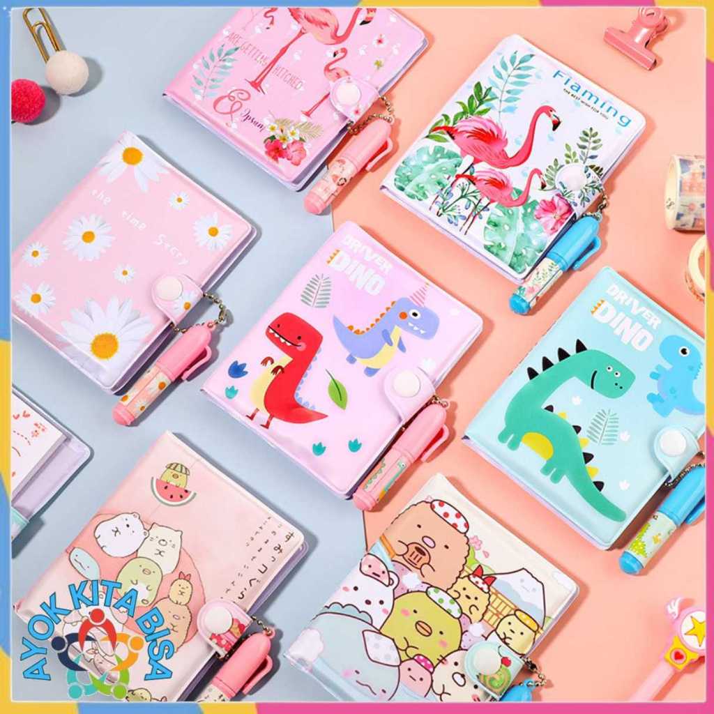 

AKB Set Mini Note Book Notes Unicorn Free Pena Kartun Lucu Kreatif Untuk Anak Anak Buku Catatan Lucu Dengan Pulpen