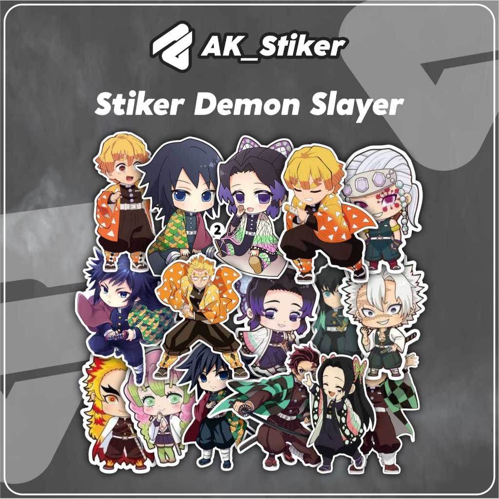 

[57 PCS] Sticker Aesthetic Demon Slayer Random Harga Satuan murah Sticker tumblr, sticker laptop, sticker diary, Sticker HP atau freebies