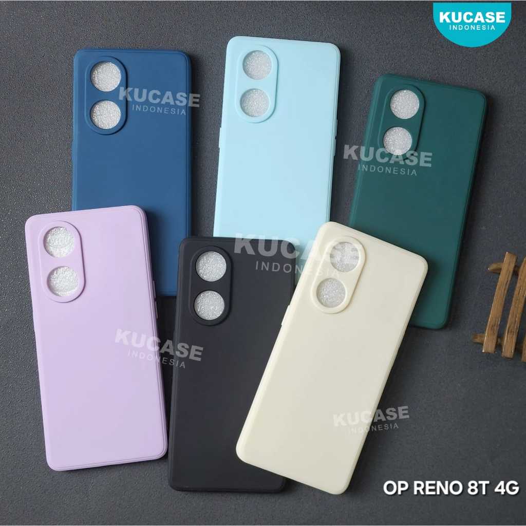 Oppo Reno 8T 4G Oppo Reno 8T 5G Softcase Macaron Square Polos Case Oppo Reno 8T 4G Oppo Reno 8T 5G
