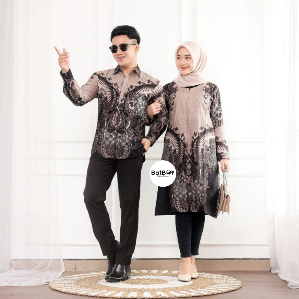 

Nycyta Home Gendhis Series Baju Batik Couple Sarimbit Keluarga Gamis Tunik Blouse Kemeja Hem Dewasa