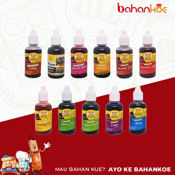 

KOEPOE PEWARNA PANGAN 30ML ALL VARIAN WARNA FOOD COLOURING