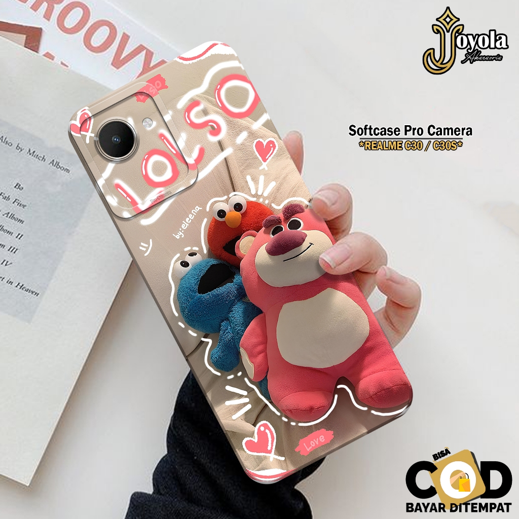 Case Hp REALME C30 / C30S - Casing Hp REALME C30 / C30S - JOYOLA - Fashion Case Kartun - Case Cewek 
