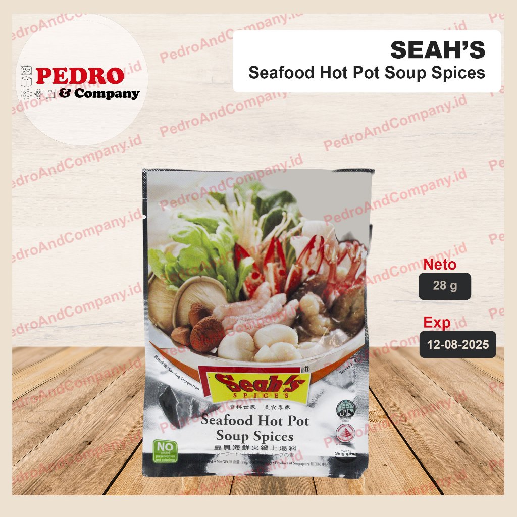 

Seah’s Spices - Seafood hot pot soup spices (28 gr)