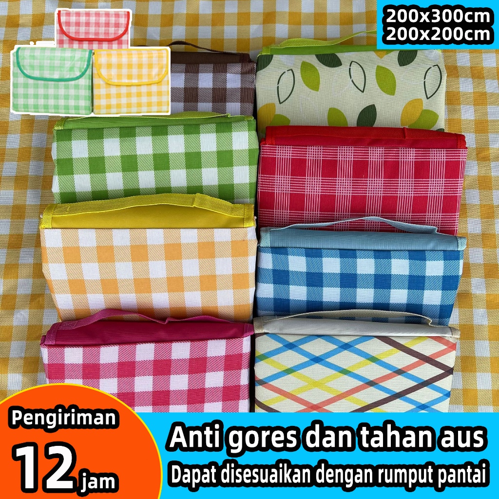 【spot】tikar piknik lipat jumbo tikar lipat piknik aesthetic tikar lipat piknik waterproof 200x200