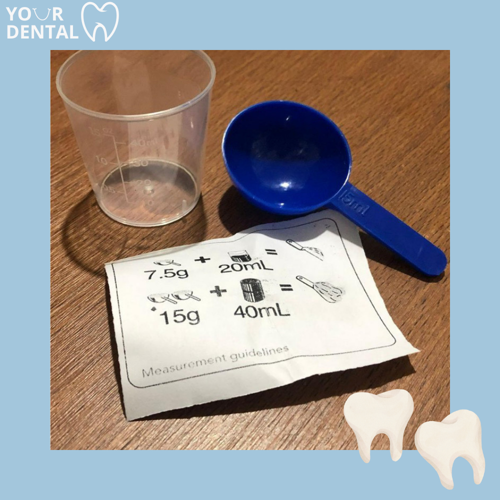 Dental Sendok Gelas Takar Ukur Alginate - Takaran Alginat - Measuring Cup Alginat