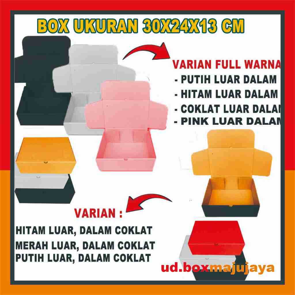 

Box 30x24x13 Cm/ LIPAT DEPAN / Box Hampers / Kotak Kado