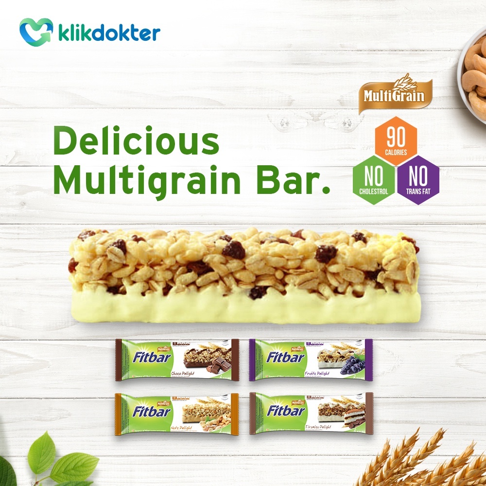 

GFD FITBAR - MULTRAIN - Choco/ Fruits/ Tiramisu/ Cheese - 20gr - Box isi 5pcs - Cemilan Sehat Ready