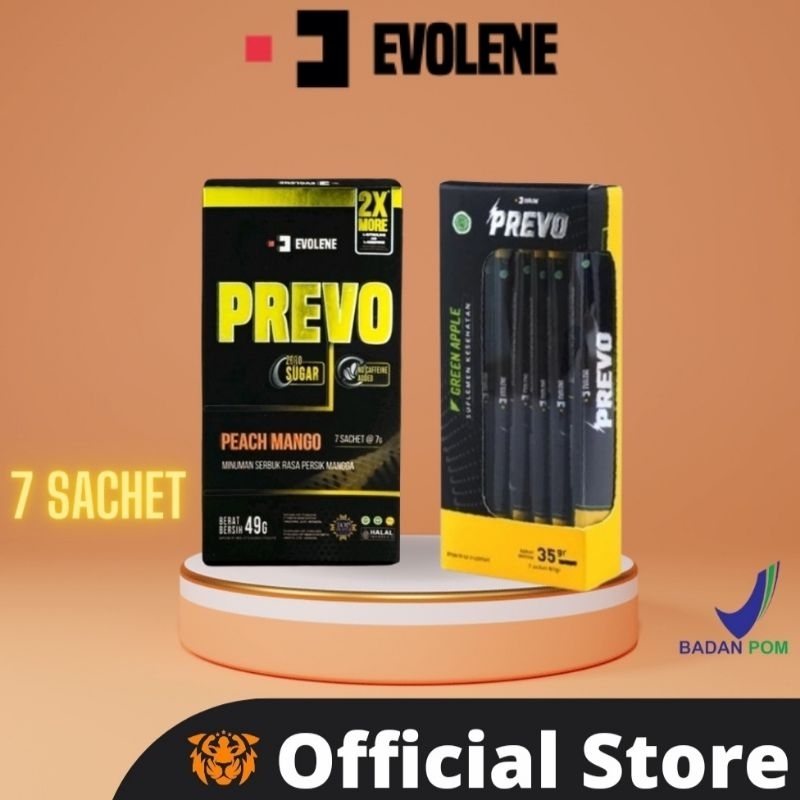 EVOLENE Prevo 7 Sachet PreWorkout New Prevo Pwo Pre Work out