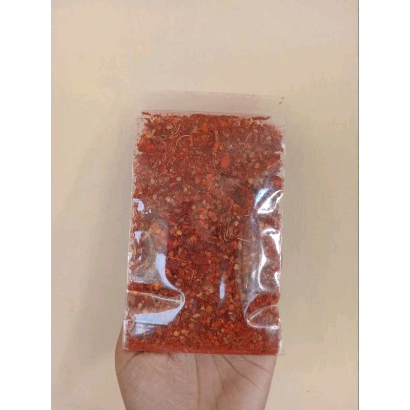 

Cabai Bubuk Giling Kasar 30gr