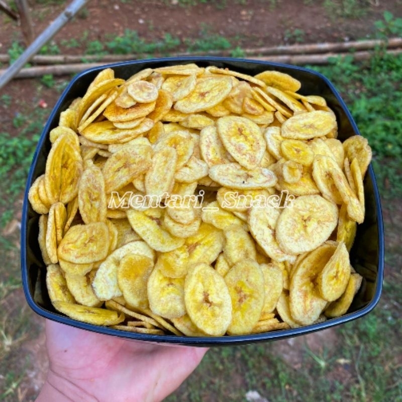 

Keripik Pisang Nangka Tawar Iris Bulat 500 Gram