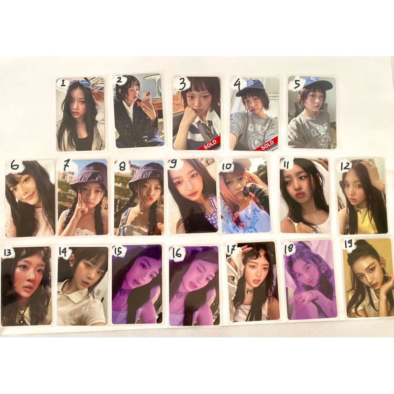 OFFICIAL PHOTOCARD PC newjeans hanni get up supernatural bluebook hyein danielle