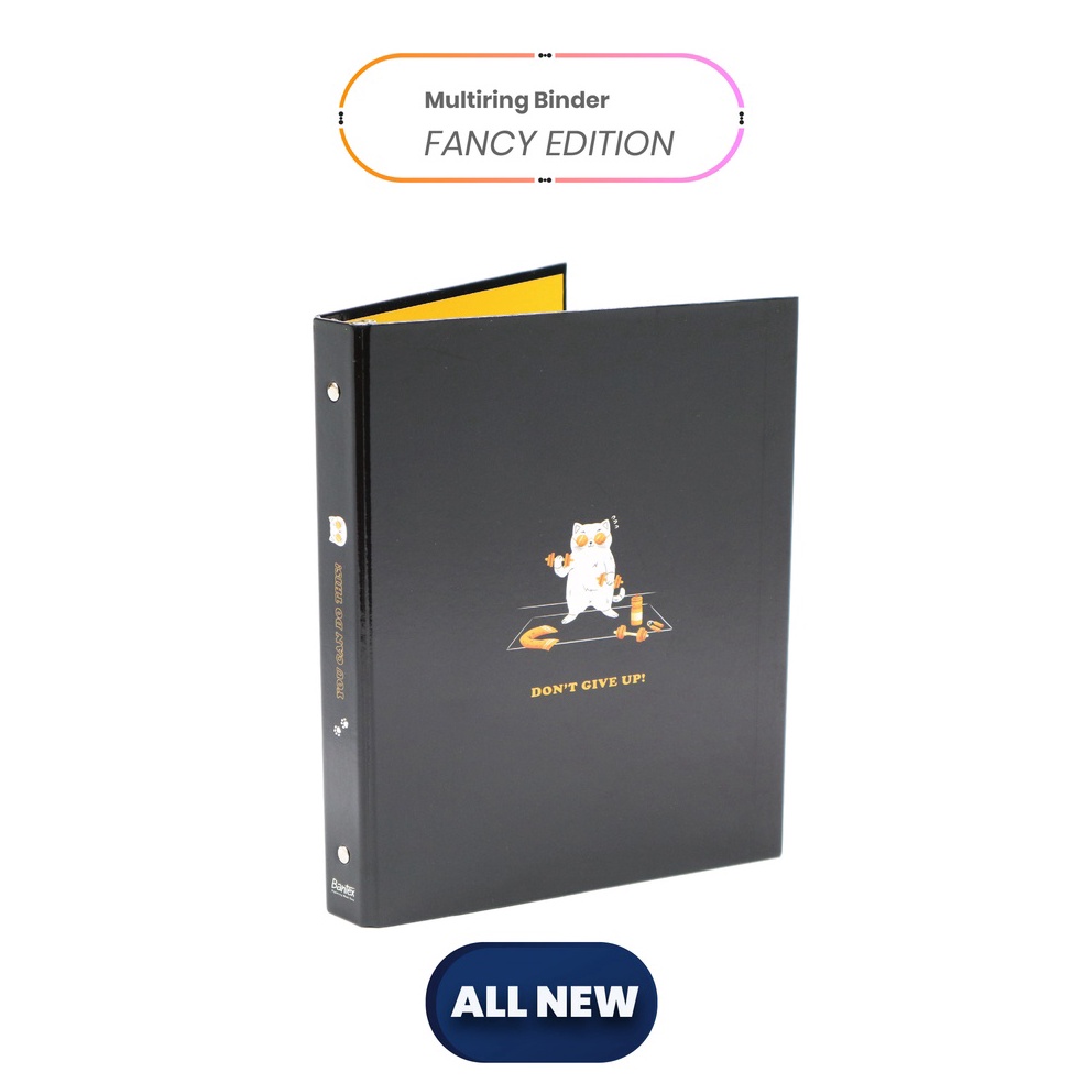 

KODE B5U4 Bantex Binder B5 25mm 26 Ring Fancy Exercise Cat 1328 52