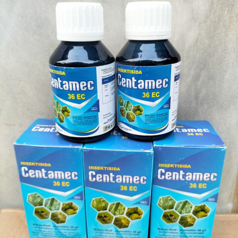 Insektisida Centamec 36 Ec 100 ml Abamektin Pembasmi Hama dan Obat Keriting Daun Cabe