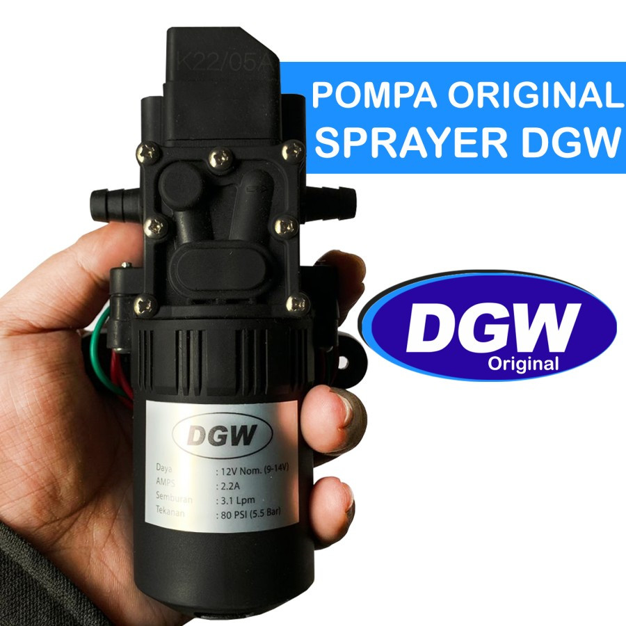 Pompa Air DC 12V atau Dinamo Sprayer Elektrik DGW Original - Otomatis