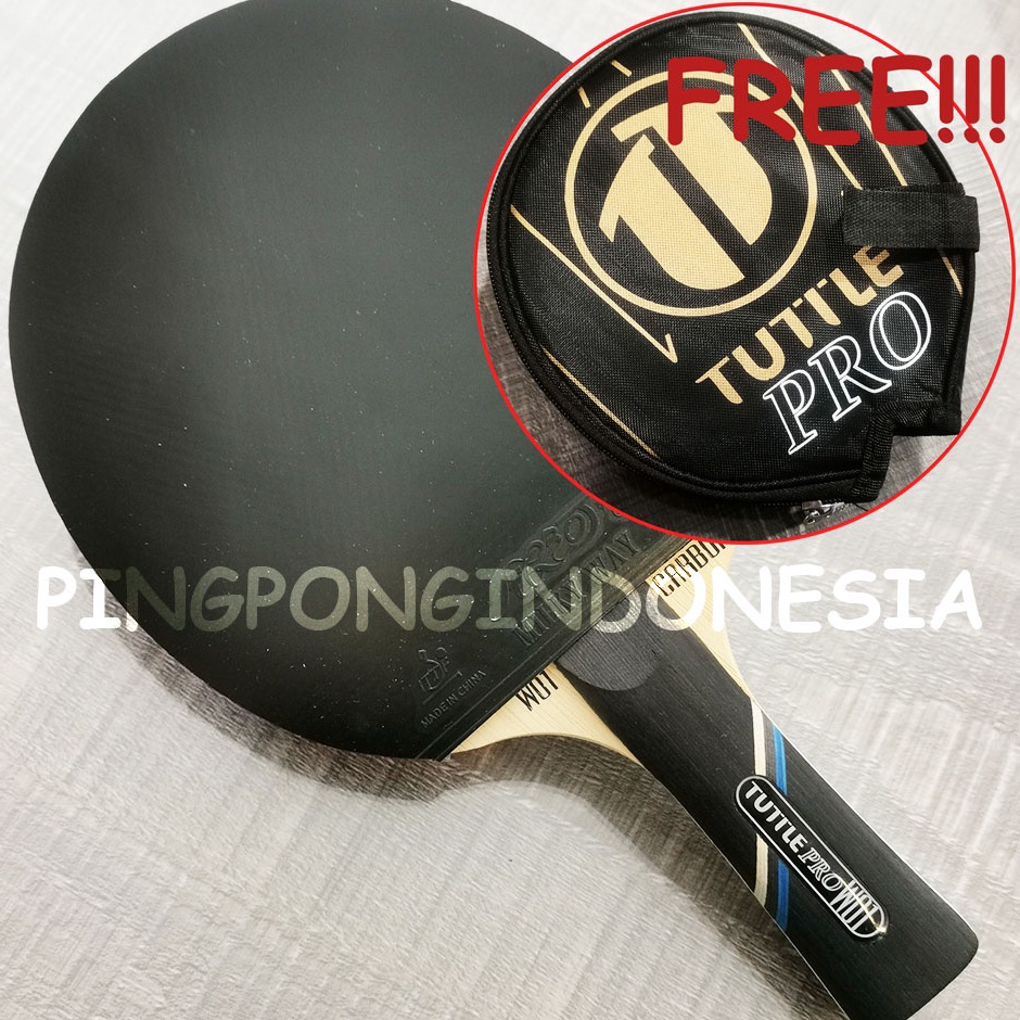 KODE N7F Tuttle PRO W1 Carbon SetRakitan Bet Bat Pingpong Tenis Meja OFF W1