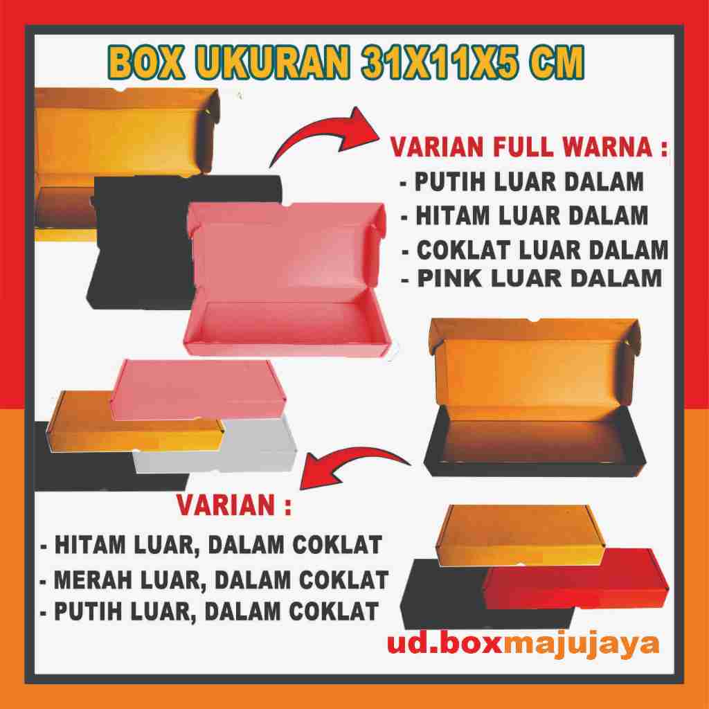 

Box 31x11x5 Cm / Lipat Samping / Box Brownies