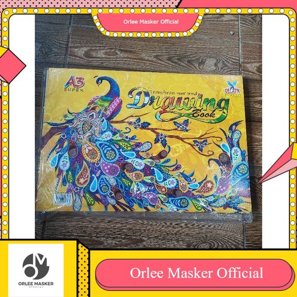 

KODE L6T6 BUKU GAMBAR A3 SUPER gelatik kertas tebal 1 pak 1 buku original