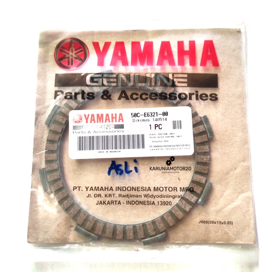 Kampas Kopling Vixion New NVL/Jupiter MX New Original YGP 50C-E6321-00