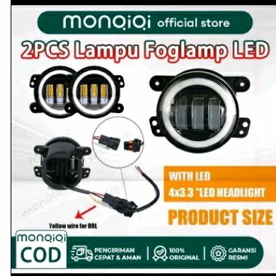 Lampu biled foglamp led foglamp mobil 2pcs