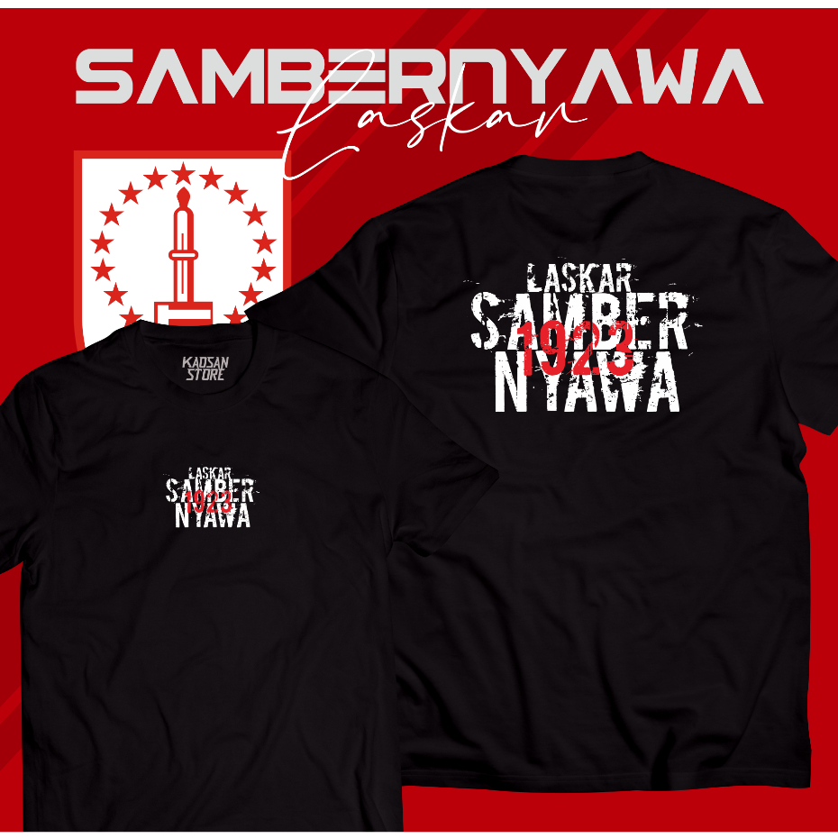 Kaos Persis Tshirt Persis Laskar Sambernyawa 1923