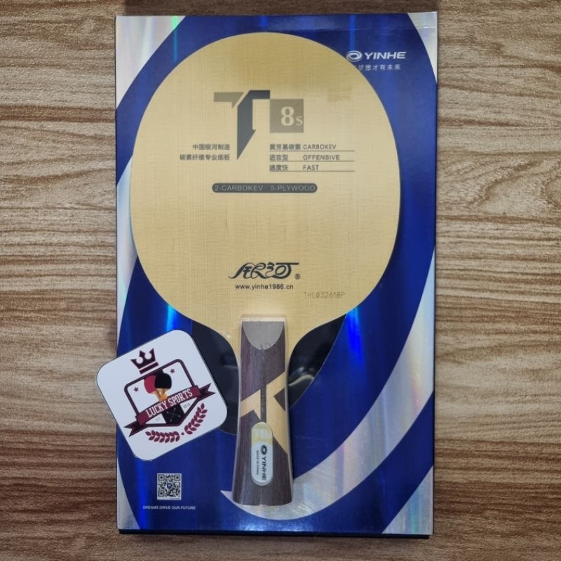 Kayu Yinhe T8s Original new Tenis Meja Bet Pingpong