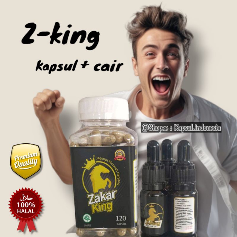 Zakar king paket spesial 60 kapsul + oles Asli ORIGINAL