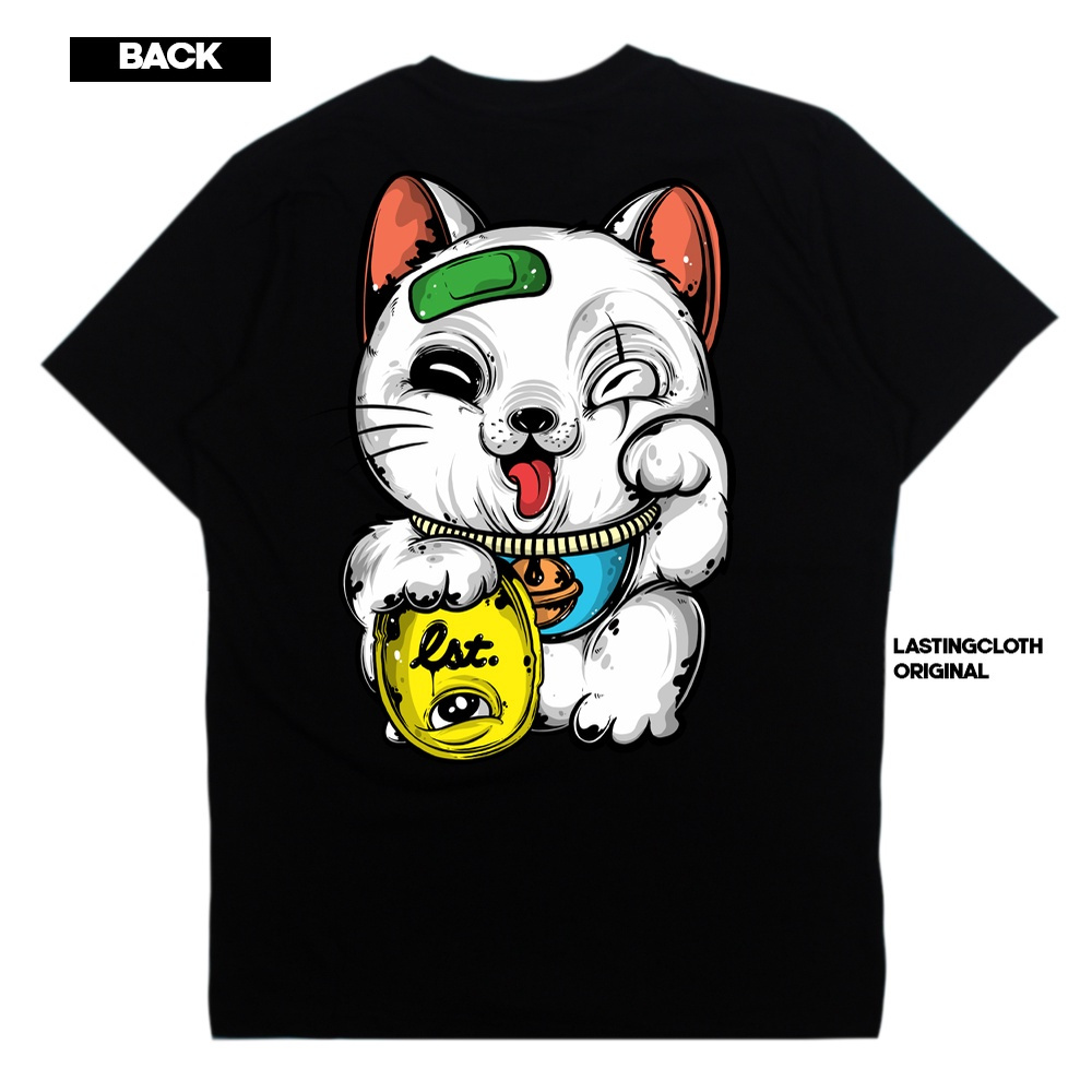 T-Shirt Logo Animasi - Black